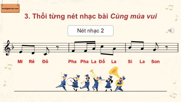 Giáo án điện tử Âm nhạc 9 kết nối Tiết 16: Nhạc cụ Recorder hoặc kèn phím