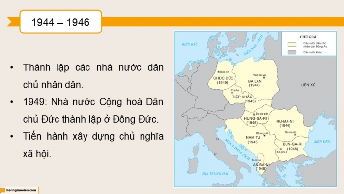 Giáo án điện tử Lịch sử 9 kết nối Bài 10: Liên Xô và Đông Âu từ năm 1945 đến năm 1991 (P2)