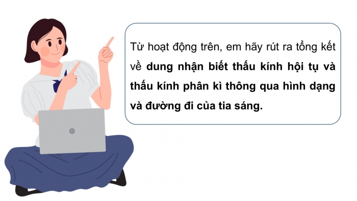 Giáo án điện tử KHTN 9 chân trời - Phân môn Vật lí Bài 7: Thấu kính. Kính lúp