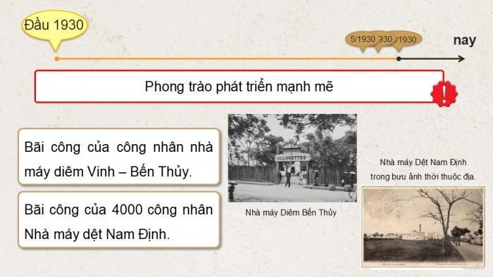 Giáo án điện tử Lịch sử 9 chân trời Bài 7: Phong trào cách mạng Việt Nam thời kì 1930 - 1939