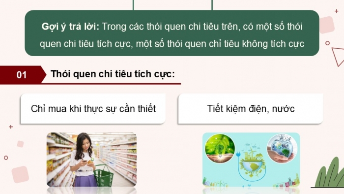 Giáo án điện tử Kinh tế pháp luật 12 kết nối Bài 7: Quản lí thu, chi trong gia đình