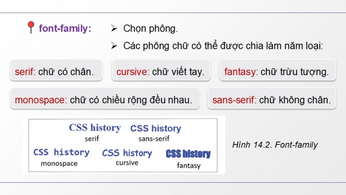 Giáo án điện tử Tin học ứng dụng 12 kết nối Bài 14: Định dạng văn bản bằng CSS