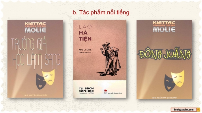 Giáo án điện tử Ngữ văn 12 chân trời Bài 5: Tiền bạc và tình ái (Mô-li-e)