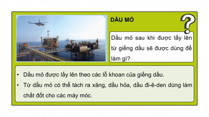 Giáo án điện tử Khoa học 5 kết nối Bài 10: Năng lượng chất đốt