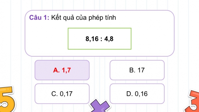 Giáo án PPT dạy thêm Toán 5 Chân trời bài 41: Em làm được những gì?