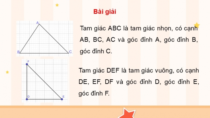 Giáo án PPT dạy thêm Toán 5 Chân trời bài 43: Hình tam giác