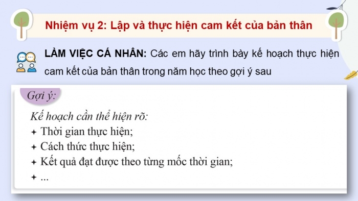 Giáo án điện tử Hoạt động trải nghiệm 12 cánh diều Chủ đề 3: Làm chủ bản thân và sống có trách nhiệm (P3)