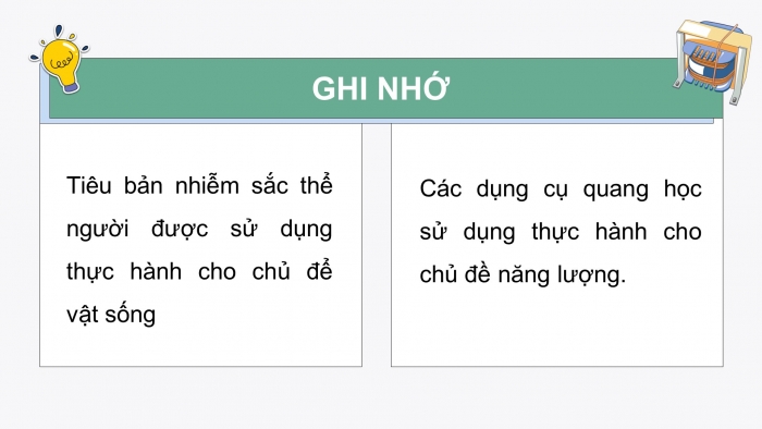 Giáo án điện tử KHTN 9 chân trời - Phân môn Sinh học Bài 1: Giới thiệu một số dụng cụ và hóa chất. Thuyết trình một vấn đề khoa học