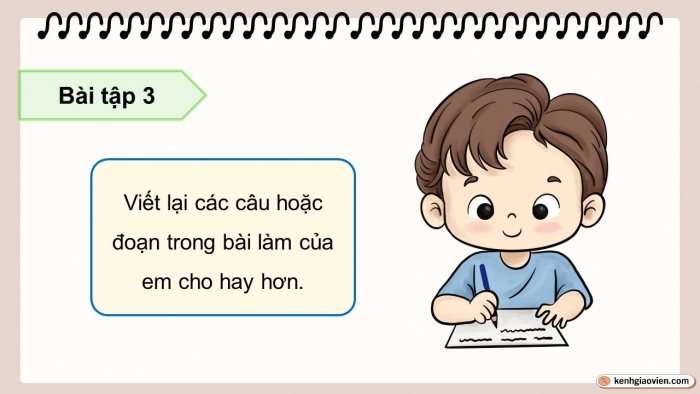 Giáo án điện tử Tiếng Việt 5 kết nối Bài 32: Đánh giá, chỉnh sửa đoạn văn giới thiệu nhân vật trong một bộ phim hoạt hình