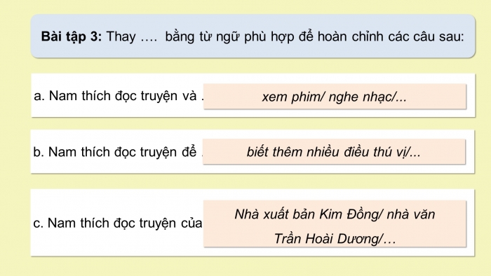 Giáo án điện tử Tiếng Việt 5 chân trời Bài 1: Luyện tập về kết từ