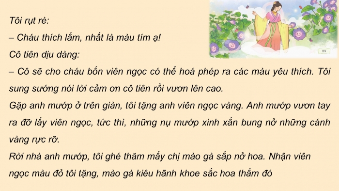 Giáo án điện tử Tiếng Việt 5 chân trời Bài 1: Bài văn kể chuyện sáng tạo (tiếp theo)