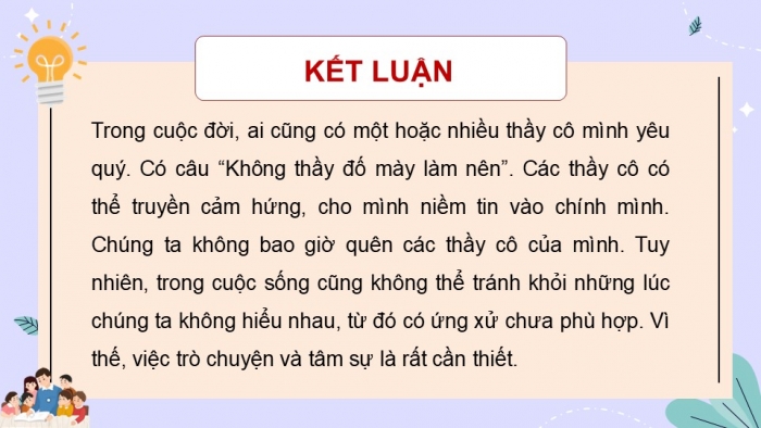 Giáo án điện tử Hoạt động trải nghiệm 5 kết nối Chủ đề Tôn sư trọng đạo - Tuần 10