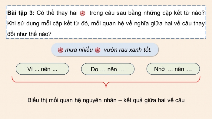 Giáo án điện tử Tiếng Việt 5 chân trời Bài 3: Luyện tập về kết từ