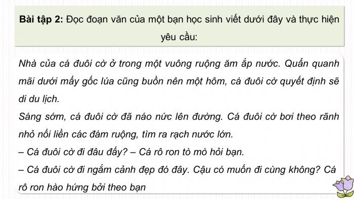 Giáo án điện tử Tiếng Việt 5 chân trời Bài 5: Luyện tập về đại từ và kết từ