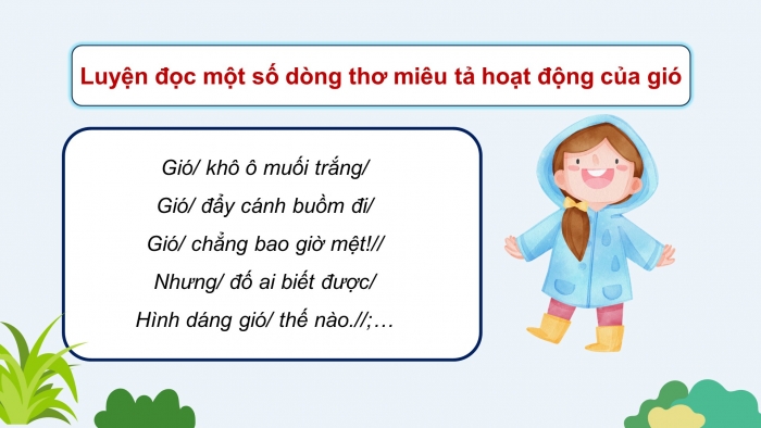 Giáo án điện tử Tiếng Việt 5 chân trời Bài 7: Dáng hình ngọn gió