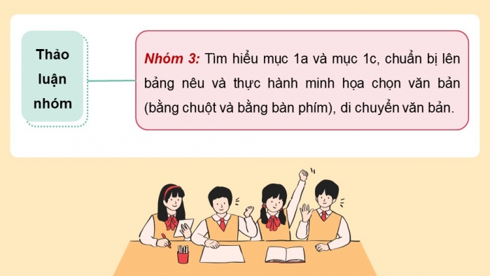 Giáo án điện tử Tin học 5 chân trời Bài 6: Chỉnh sửa văn bản