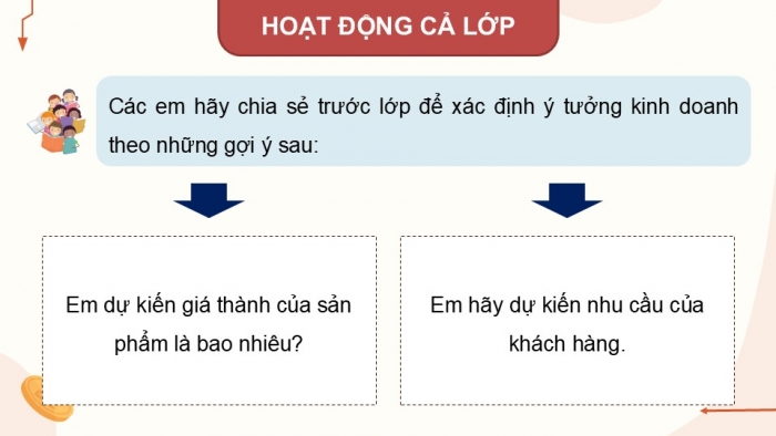 Giáo án điện tử Hoạt động trải nghiệm 5 kết nối Chủ đề Quản lí chi tiêu và lập kế hoạch kinh doanh - Tuần 14