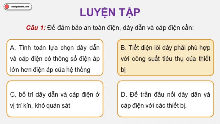 Giáo án điện tử Công nghệ 12 Điện - Điện tử Kết nối Bài Tổng kết chương IV