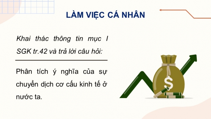 Giáo án điện tử Địa lí 12 chân trời Bài 11: Chuyển dịch cơ cấu kinh tế