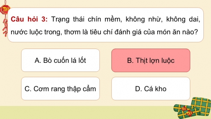 Giáo án điện tử Công nghệ 9 Chế biến thực phẩm Cánh diều Bài 7: Chế biến thực phẩm có sử dụng nhiệt (P3)