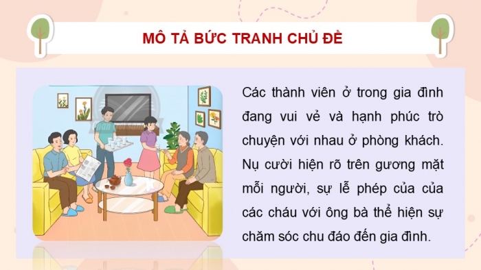 Giáo án điện tử Hoạt động trải nghiệm 12 chân trời bản 2 Chủ đề 4: Thể hiện trách nhiệm với gia đình (P1)