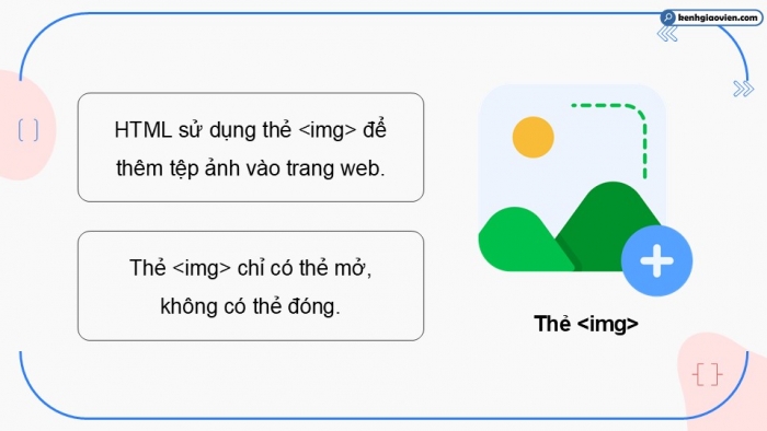 Giáo án điện tử Khoa học máy tính 12 chân trời Bài F4: Thêm dữ liệu đa phương tiện vào trang web