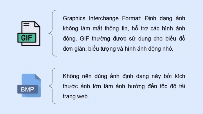 Giáo án điện tử Tin học ứng dụng 12 cánh diều Bài 5: Chèn hình ảnh, âm thanh, video và sử dụng khung