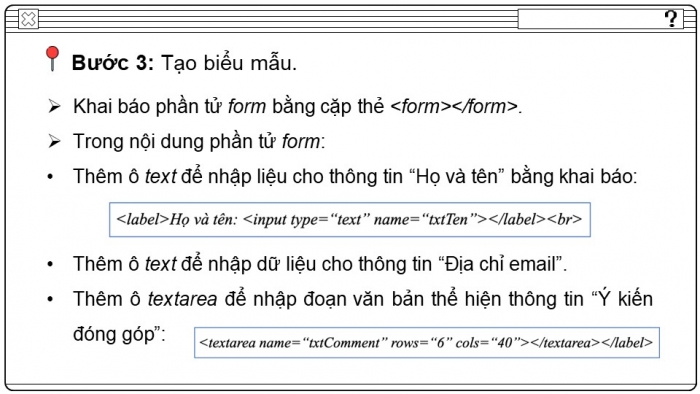 Giáo án điện tử Tin học ứng dụng 12 cánh diều Bài 7: Thực hành tạo biểu mẫu