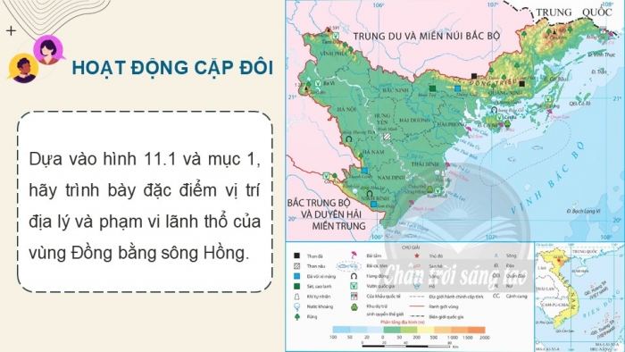 Giáo án điện tử Địa lí 9 chân trời Bài 11: Vùng Đồng bằng sông Hồng