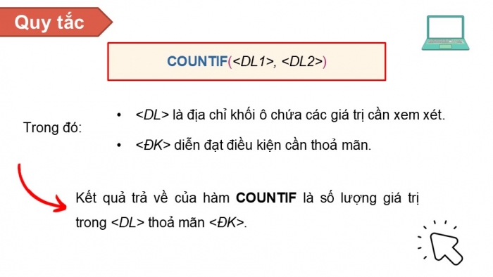 Giáo án điện tử Tin học 9 cánh diều Chủ đề E3 Bài 4: Một số hàm thống kê có điều kiện