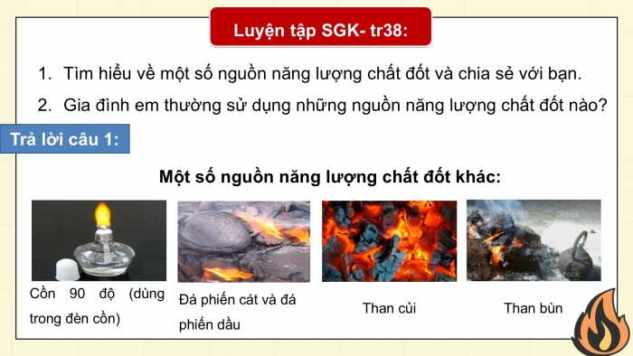 Giáo án điện tử Khoa học 5 chân trời Bài 10: Năng lượng chất đốt