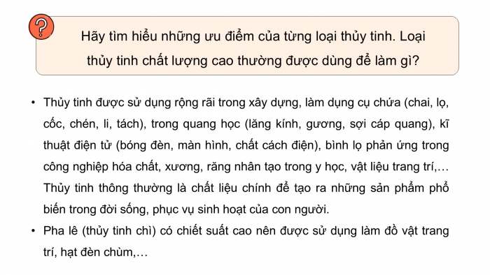 Giáo án điện tử chuyên đề Hoá học 12 chân trời Bài 4: Công nghiệp silicate