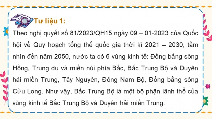 Giáo án điện tử Địa lí 9 cánh diều Bài 12: Bắc Trung Bộ