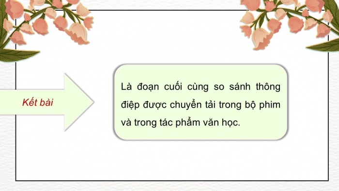 Giáo án điện tử chuyên đề Ngữ văn 12 kết nối CĐ 2 Phần 2: Viết bài phân tích, giới thiệu và thuyết trình về một tác phẩm nghệ thuật được chuyển thể từ văn học