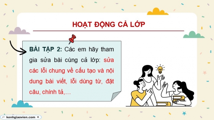 Giáo án điện tử Tiếng Việt 5 cánh diều Bài 7: Trả bài viết đoạn văn thể hiện tình cảm, cảm xúc