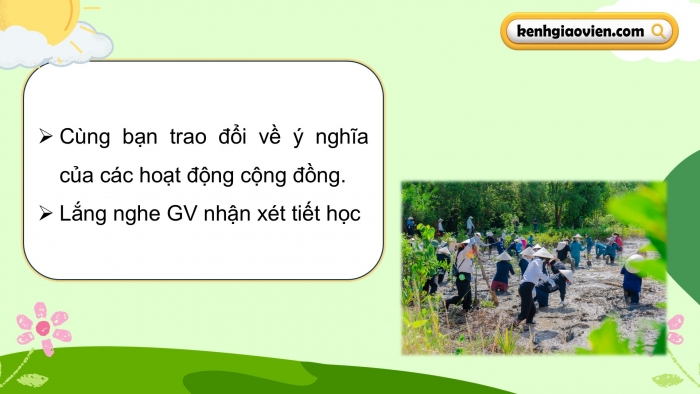 Giáo án điện tử Tiếng Việt 5 cánh diều Bài 9: Trao đổi Vì cuộc sống yên bình