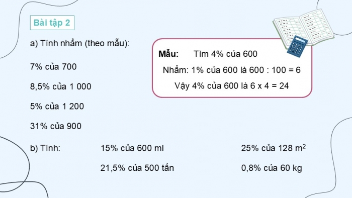 Giáo án điện tử Toán 5 cánh diều Bài 46: Luyện tập chung