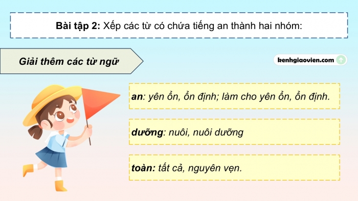 Giáo án điện tử Tiếng Việt 5 cánh diều Bài 9: Mở rộng vốn từ An ninh, an toàn