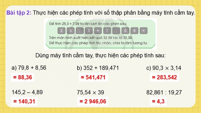 Giáo án điện tử Toán 5 cánh diều Bài 48: Em vui học Toán