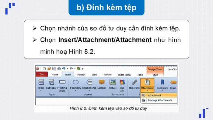 Giáo án điện tử Tin học 9 kết nối Bài 8: Thực hành Sử dụng công cụ trực quan trình bày thông tin trong trao đổi và hợp tác