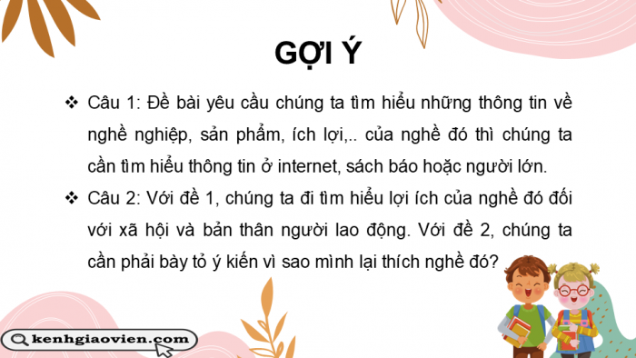 Giáo án điện tử Tiếng Việt 5 cánh diều Bài 6: Trao đổi Câu chuyện nghề nghiệp