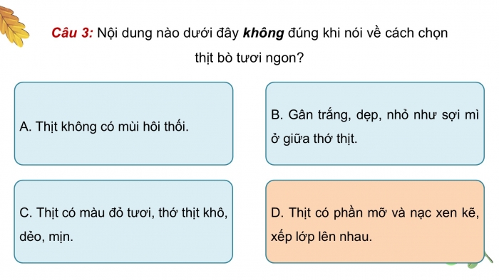 Giáo án điện tử Công nghệ 9 Chế biến thực phẩm Kết nối Bài Ôn tập Chương I