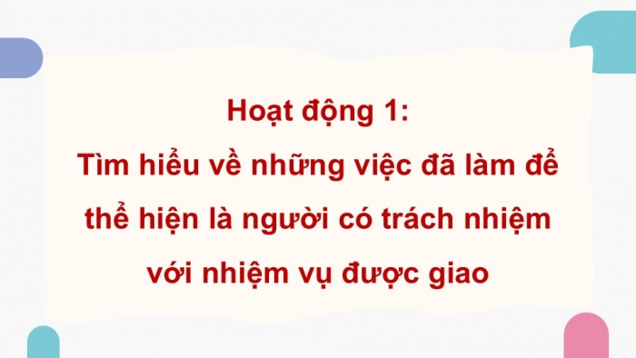 Giáo án điện tử Hoạt động trải nghiệm 9 kết nối Chủ đề 3 Tuần 1