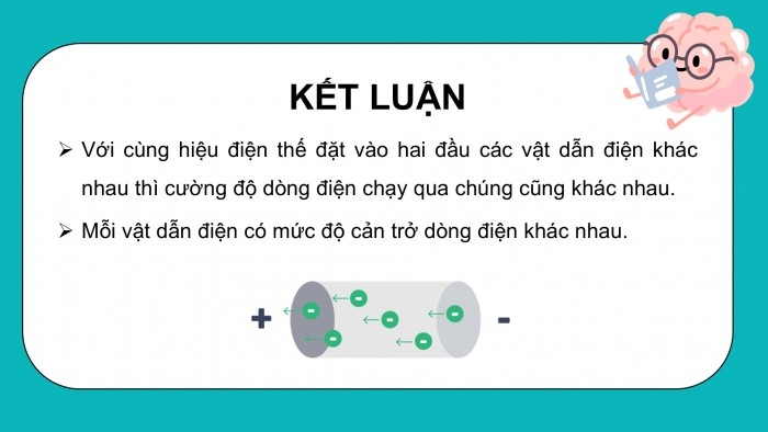 Giáo án điện tử KHTN 9 chân trời - Phân môn Vật lí Bài 8: Điện trở. Định luật Ohm