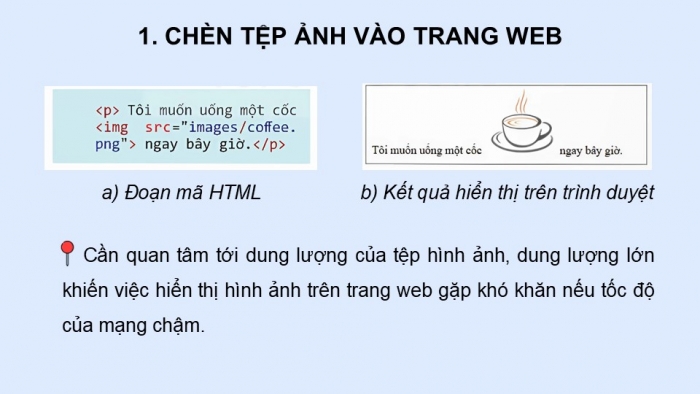 Giáo án điện tử Tin học ứng dụng 12 kết nối Bài 11: Chèn tệp tin đa phương tiện và khung nội tuyến vào trang web