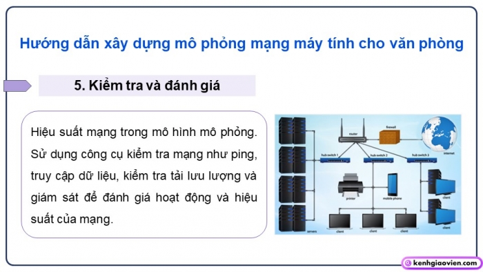 Giáo án điện tử Khoa học máy tính 12 chân trời Bài B7: Thực hành thiết kế mạng nội bộ (P2)