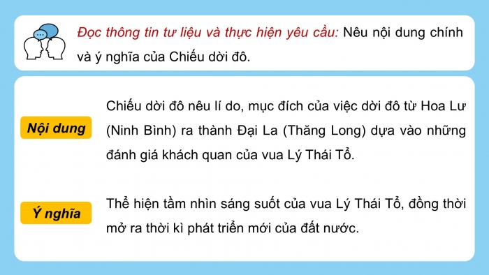 Giáo án điện tử Lịch sử và Địa lí 5 kết nối Bài 9: Triều Lý và việc định đô ở Thăng Long