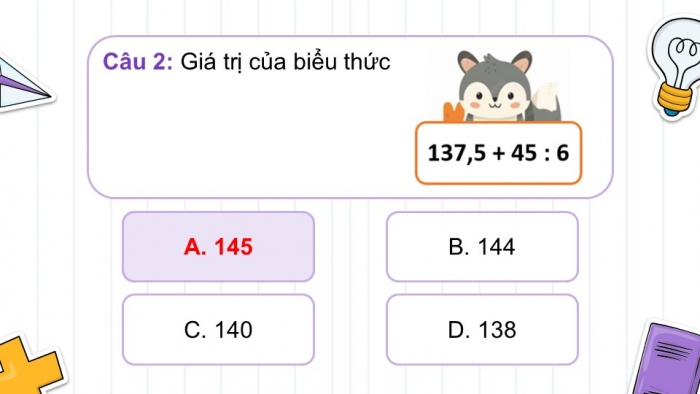 Giáo án PPT dạy thêm Toán 5 Chân trời bài 41: Em làm được những gì?