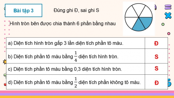 Giáo án PPT dạy thêm Toán 5 Chân trời bài 49: Diện tích hình tròn