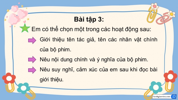 Giáo án điện tử Tiếng Việt 5 kết nối Bài 30: Đọc mở rộng (Tập 1)